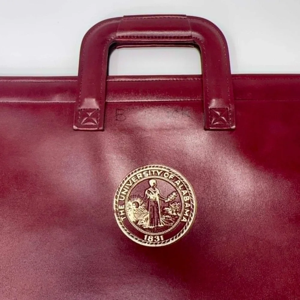 Vintage Hazel University of Alabama Vinyl Portfolio Briefcase‎ Document Case USA